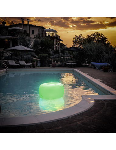 Inflatable Seat with Multicolour LED and Remote Control Pulight InnovaGoods