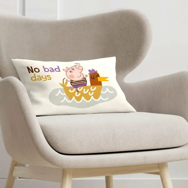 Чехол для подушки Decolores No bad days C Разноцветный 30 x 50 cm