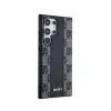 DKNY Leather Checkered Mono Pattern MagSafe - Case for Samsung Galaxy S24 Ultra (Black)