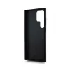 DKNY Leather Checkered Mono Pattern MagSafe - Case for Samsung Galaxy S24 Ultra (Black)
