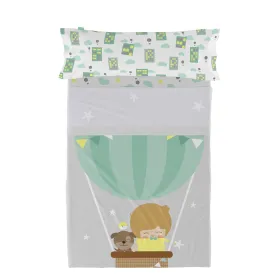 Antklodės užvalkalas be užpildo HappyFriday Happynois Air Balloon Spalvotas Lova 105 2 Dalys