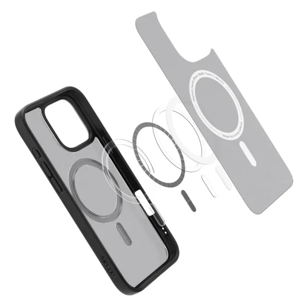 Spigen Ultra Hybrid Mag MagSafe - Case for iPhone 16 Pro (Frost Black)