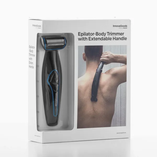 Epilator-Body Trimmer with Extendable Handle InnovaGoods IG114543