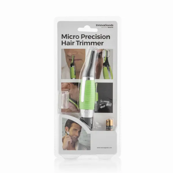 Electric Micro Precision Hair Trimmer with LED InnovaGoods