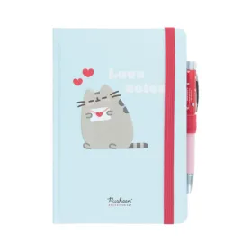 Pusheen - Notebook + pen flashlight from the Purrfect Love collection