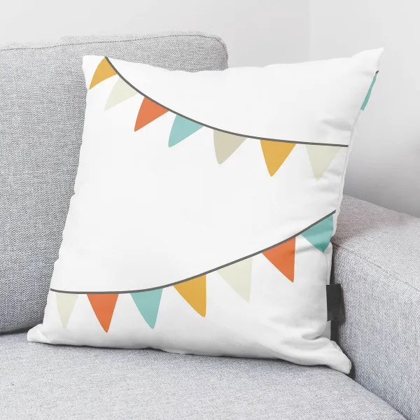 Чехол для подушки Decolores Banderin Разноцветный 50 x 50 cm