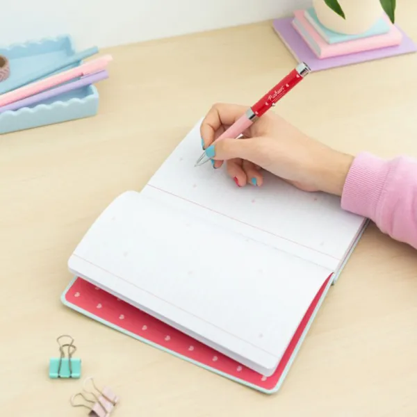 Pusheen - Notebook + pen flashlight from the Purrfect Love collection
