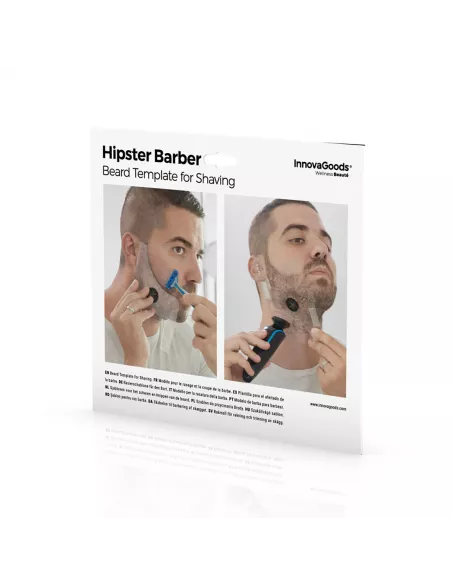 Hipster Barber Beard Template for Shaving InnovaGoods