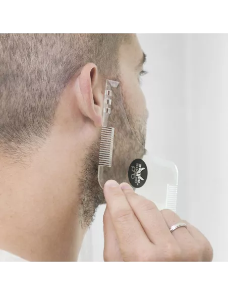 Hipster Barber Beard Template for Shaving InnovaGoods