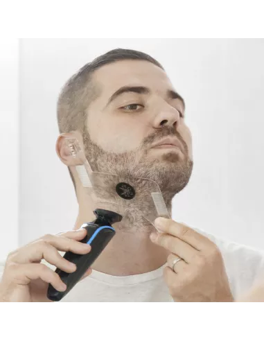 Hipster Barber Beard Template for Shaving InnovaGoods