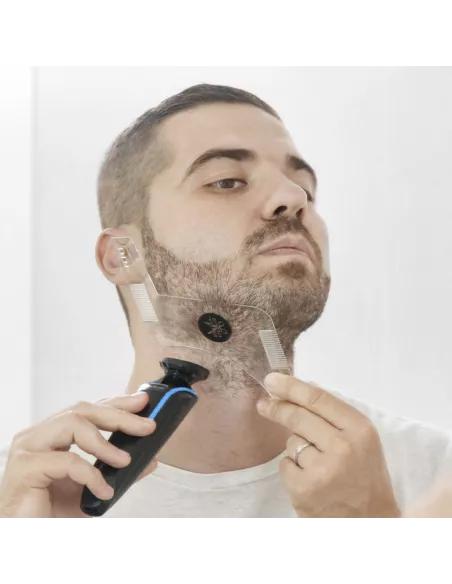 Hipster Barber Beard Template for Shaving InnovaGoods