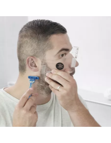 Hipster Barber Beard Template for Shaving InnovaGoods