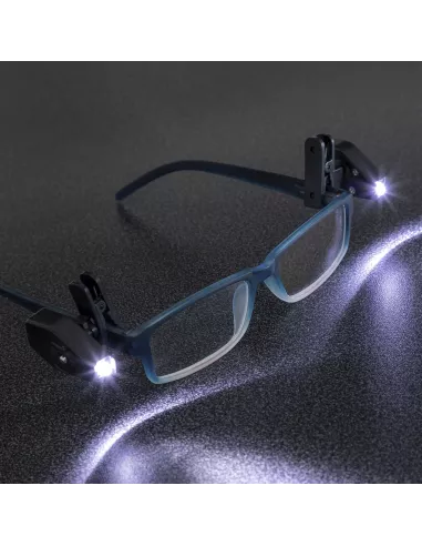 360º LED Glasses Clip InnovaGoods 2 Units