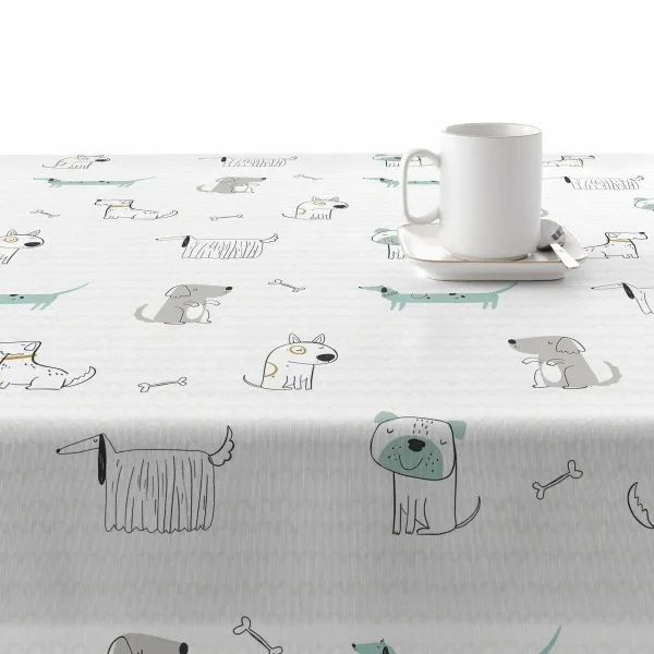 Stain-proof tablecloth Belum Huali Multicolour 200 x 150 cm Dog