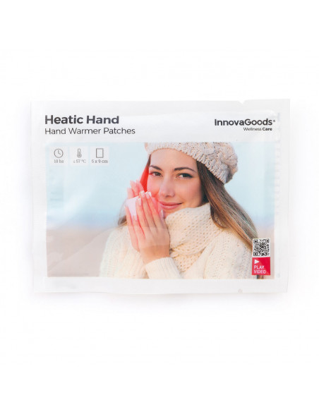 Hand-warming Patches Heatic Hand InnovaGoods 10 Units