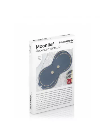 Replacement Patches for the Relaxing Menstrual Massager Moonlief InnovaGoods (Pack of 2)