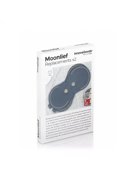 Replacement Patches for the Relaxing Menstrual Massager Moonlief InnovaGoods (Pack of 2)