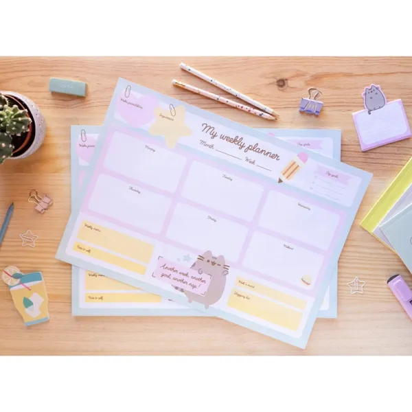 Pusheen - Weekly Planner from the Foodie Collection 54 pages A3