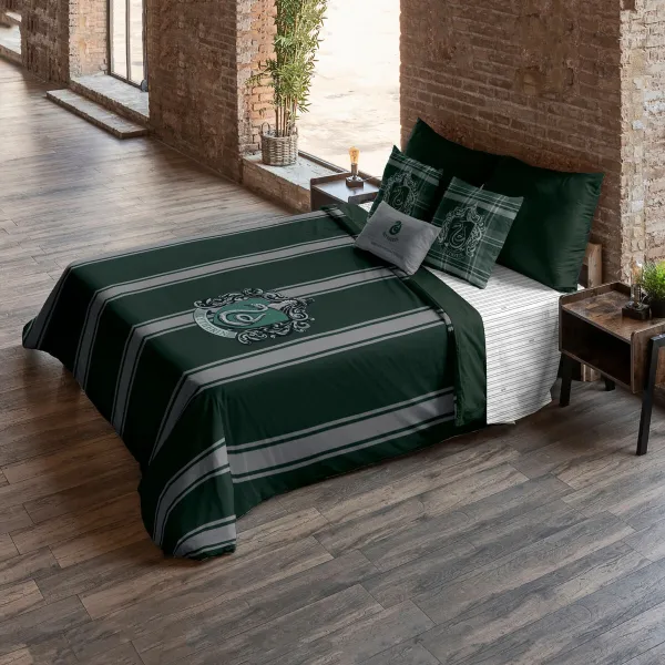 Ziemeļu pārvalks Harry Potter Slytherin Daudzkrāsains 175 Vītnes buklets 240 x 220 cm Gulta 150/160