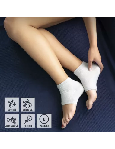 Moisturising Socks with Gel Cushioning and Natural Oils Relocks InnovaGoods