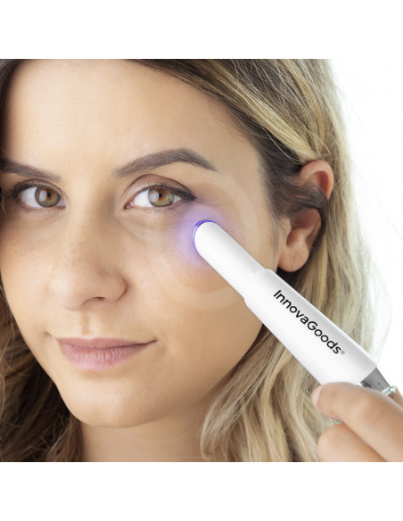 Anti-ageing Eye Massager with Phototherapy, Thermotherapy and Vibration Therey InnovaGoods