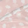Мешок Nordic без наполнения HappyFriday Basic Kids Clouds Розовый 105 кровать 180 x 270 cm 2 Предметы