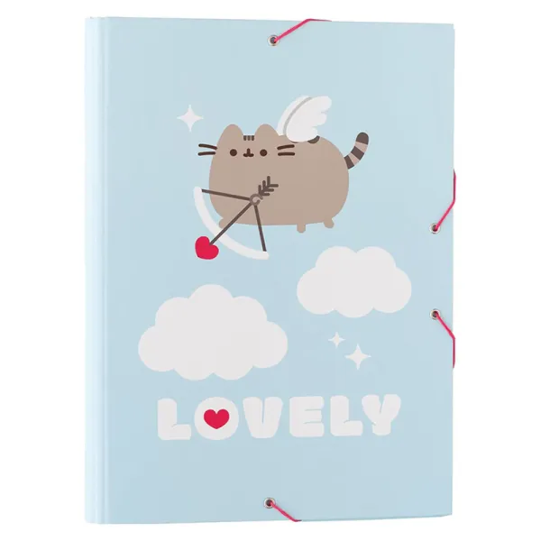 Pusheen - Folder / document storage bag from the Purrfect Love collection (24.5 x 34 cm)