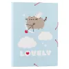 Pusheen - Folder / document storage bag from the Purrfect Love collection (24.5 x 34 cm)