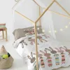 Комплект чехлов для одеяла HappyFriday Moshi Moshi Rabbit Family Разноцветный 80/90 кровать 2 Предметы