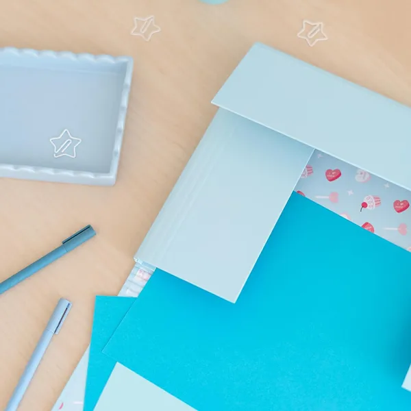Pusheen - Folder / document storage bag from the Purrfect Love collection (24.5 x 34 cm)