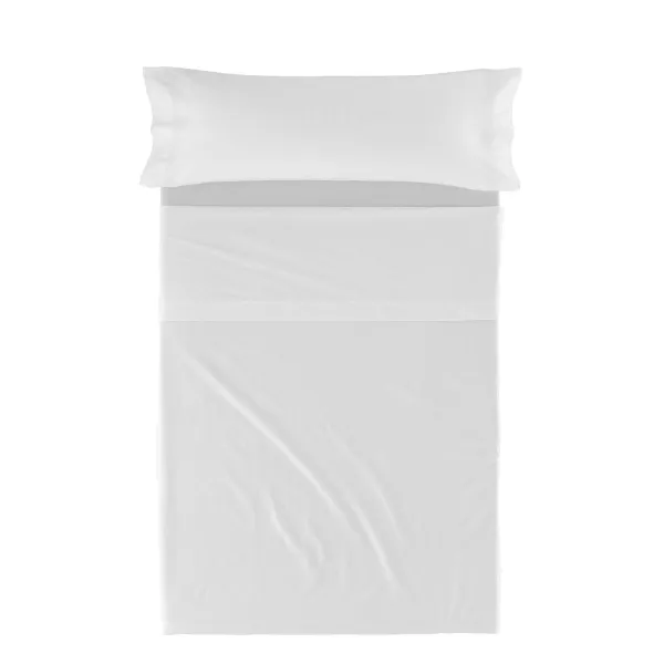 Bedding set HappyFriday BASIC KIDS White Single 180 x 270 cm 2 Pieces