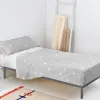 Pussilakana ilman täytettä HappyFriday Basic Kids Little star Harmaa Sänky 105 180 x 270 cm 2 Kappaletta