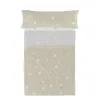 Pussilakana ilman täytettä HappyFriday Basic Kids Little star Beige Sänky 80/90 2 Kappaletta