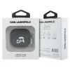 Karl Lagerfeld Monogram Karl & Choupette Head - AirPods 4 Case (black)
