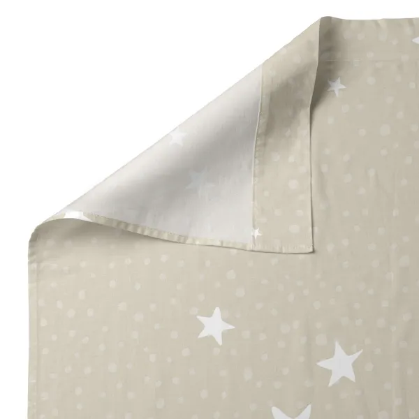 Pussilakana ilman täytettä HappyFriday Basic Kids Little star Beige Sänky 80/90 2 Kappaletta