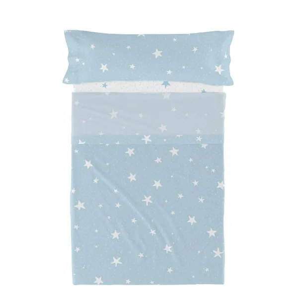 Segas Pārvalks Bez Pildījuma HappyFriday Basic Kids Little star Zils Gulta 105 2 Daudzums
