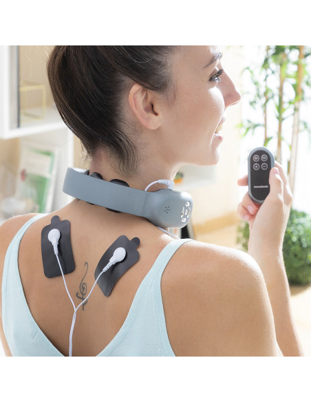 Rechargeable Neck Massager with Remote Control Nekival InnovaGoods