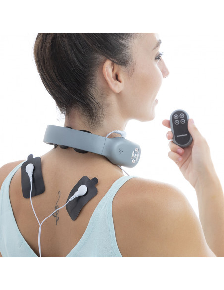 Rechargeable Neck Massager with Remote Control Nekival InnovaGoods