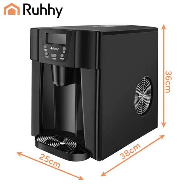 Ruhhy 2l black ice cube maker
