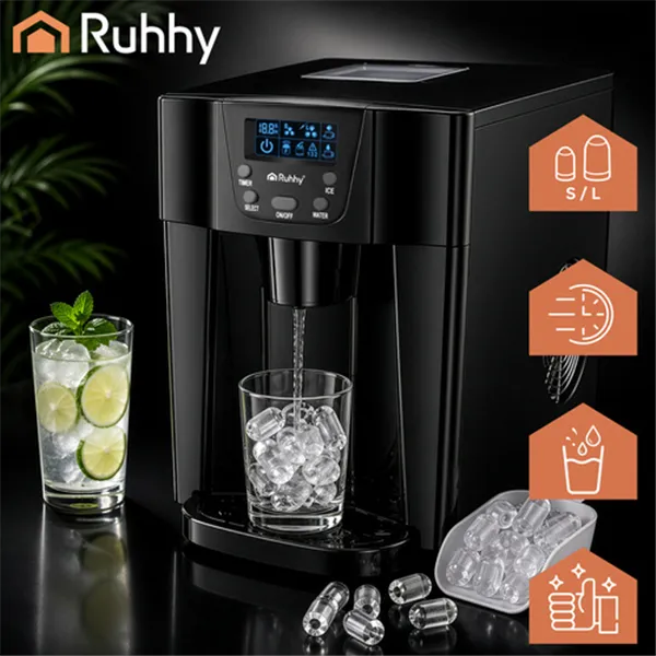 Ruhhy 2l black ice cube maker