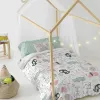 Antklodės užvalkalų rinkinys HappyFriday Moshi Moshi Best Buddies Spalvotas Lova 105 2 Dalys