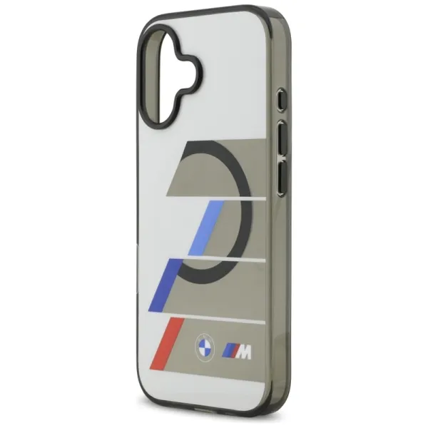 BMW M IML Metal Buttons Tricolor Lines MagSafe - Case iPhone 17 (anthracite)