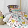 Antklodės užvalkalų rinkinys HappyFriday Moshi Moshi Woodland Spalvotas Lova 80 2 Dalys
