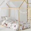 Duvet cover set HappyFriday Moshi Moshi Dino Family Multicolour Single 2 Pieces