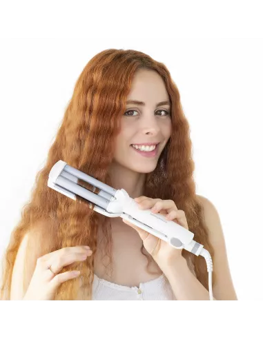 Ceramic Hair Iron for Creating Waves Wavio InnovaGoods 55 W