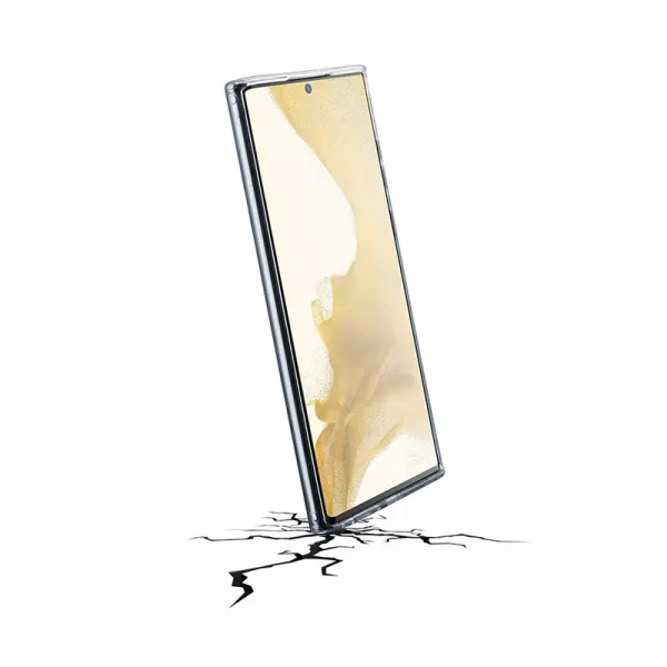 Cellularline Clear Strong - Samsung Galaxy S23 Ultra case with antibacterial protection (transparent)