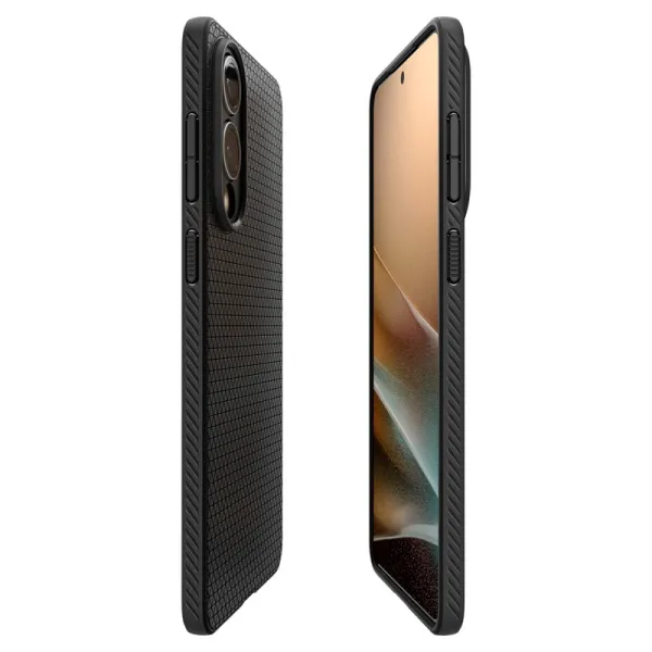 Spigen Liquid Air - Case for Samsung Galaxy S25 Edge (Matte Black)