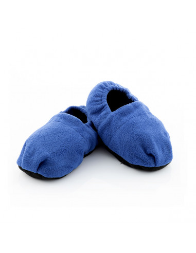 Microwavable Heated Slippers InnovaGoods Blue