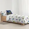 Ziemeļu pārvalks Batman Childish Daudzkrāsains 175 Vītnes buklets 200 x 200 cm