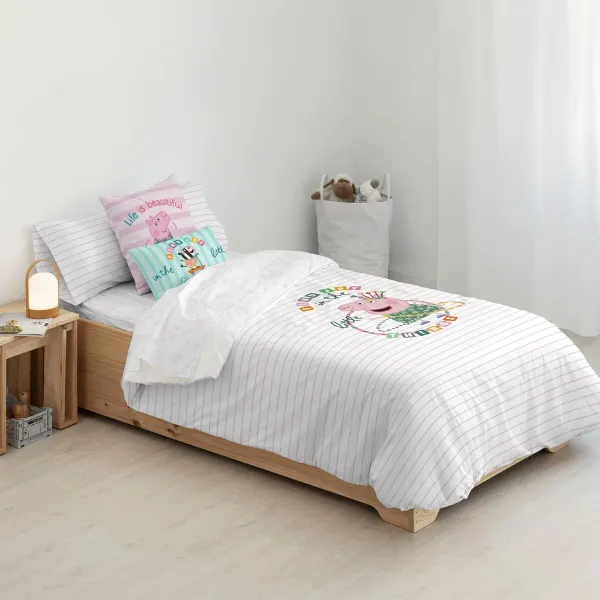Ziemeļu pārvalks Peppa Pig Find Joy Daudzkrāsains 175 Vītnes buklets 155 x 220 cm
